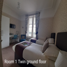 Room 1 Twin ground floor.
